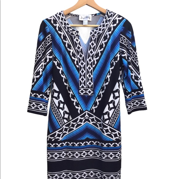 Joseph Ribkoff Multicolored Dress Sz Au 10 - Picture 2 of 4